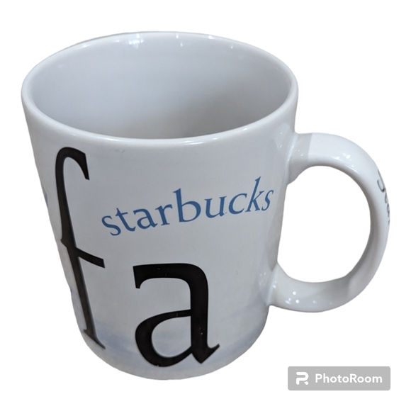 RARE STARBUCKS Haifa City Mug Collector Series Israel Anchor 2002 Great Conditio - Picture 4 of 8